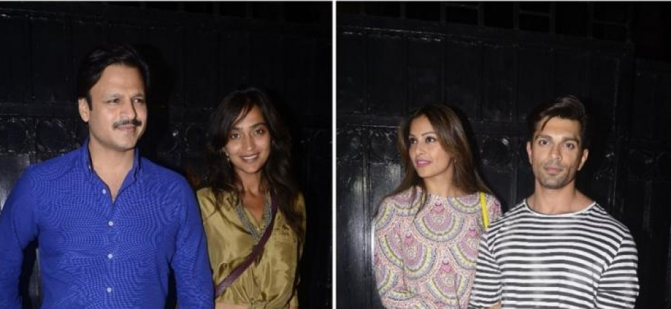 Bollywood's sexiest couples Bipasha-Karan and Vivek- Priyanka clicked at a party bash
