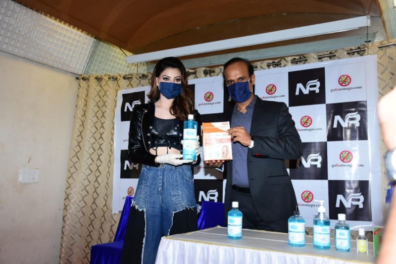 Urvashi Rautela Launches goKoronago.com of N R Group, essential products at HALF the Price