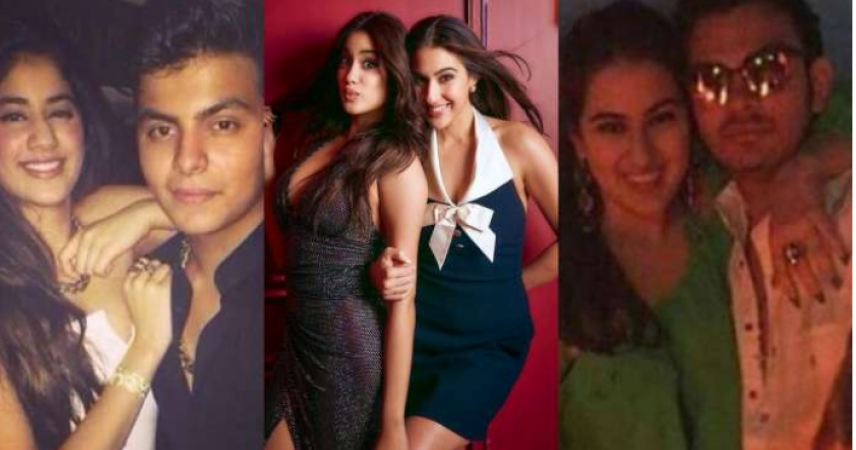 Karan Johar reveals  Sara and Janhvi dated two brothers, Netizens guess their names
