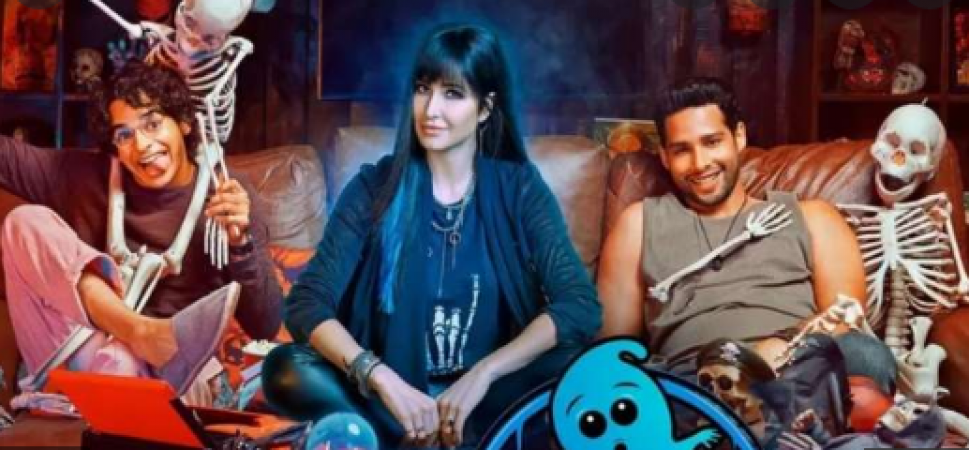 Phone Bhoot Motion Poster featuring Katrina Kaif, Ishaan Khatter & Siddhant Chaturvedi is out
