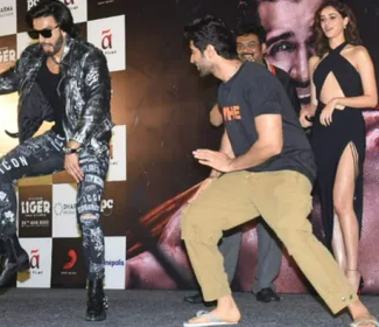 Here is what Ranveer  Singh says on Vijay Deverakonda’s style at the Liger event