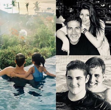 Akshay Kumar post a picture from family vacay