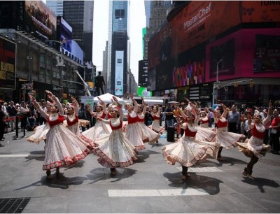 After Oscars Mughal-E-Azam cast performs at Times Square