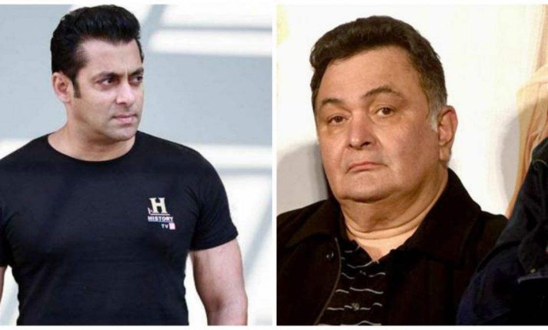 Despite having bad terms with Rishi Kapoor; Salman knows his whereabouts like this!