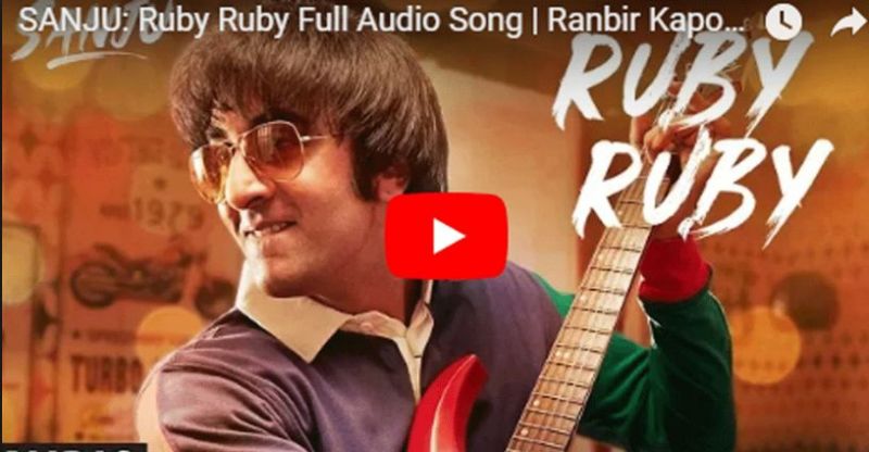 Sanju’s new song 'Ruby Ruby’ makes you to tap your feet