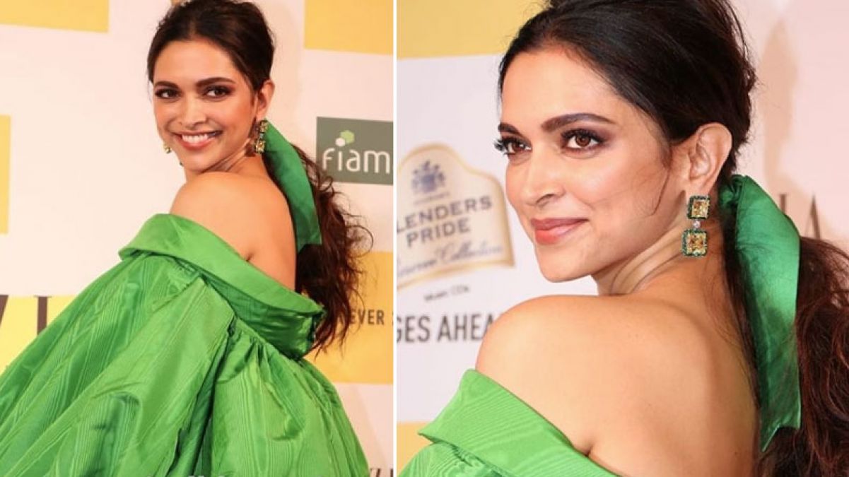 Deepika got trolled for the dress; trollers say 'what spinach type?'