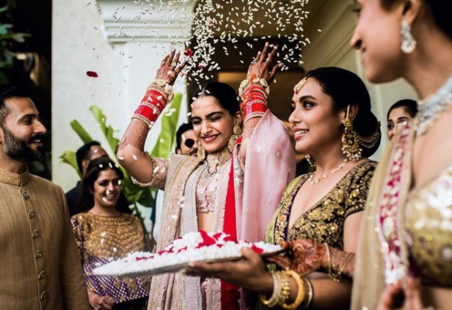 Sonam and Anand's heart-robbing wedding pics feature on Vogue