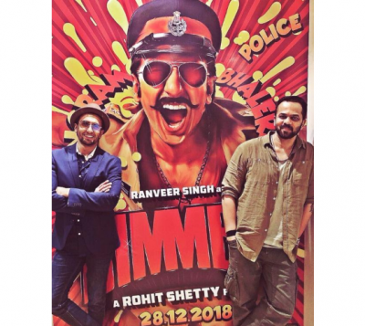 Simmba: Ranveer Singh gives a cool pose with Rohit Shetty