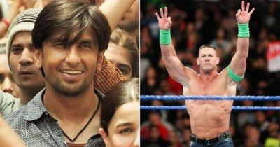 WWE star John Cena chants  Ranveer Singh's Apna Time Aayega, check out reaction of the actor