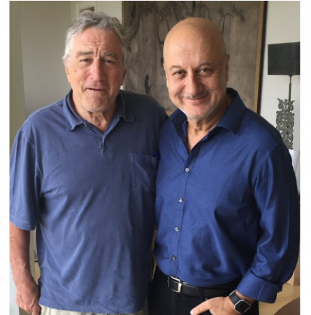 Robert De Niro organized a surprise birthday dinner for Anupam Kher