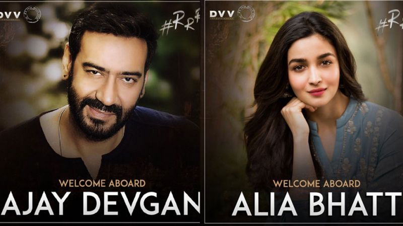 SS Rajamouli's '#RRR'; first look poster out, check out the Alia Bhatt, Ajay Devgn's look