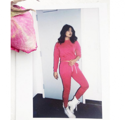 Pink perfection: Priyanka Chopra looks flawless in a pink pantsuit