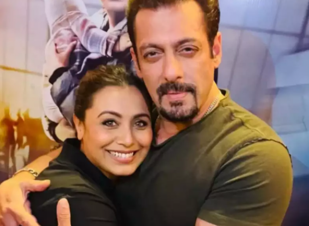 Salman Khan and Rani Mukerji reunite at Mrs Chatterjee Vs Norway screening