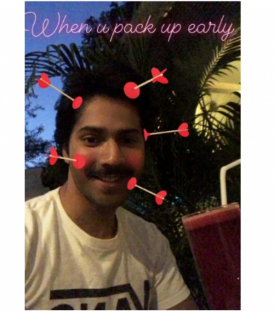 Varun Dhawan shared a funny photo from the sets of Sui Dhaaga - Made In India