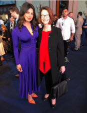 Priyanka Chopra clicked with former Australian PM Julia Gillard