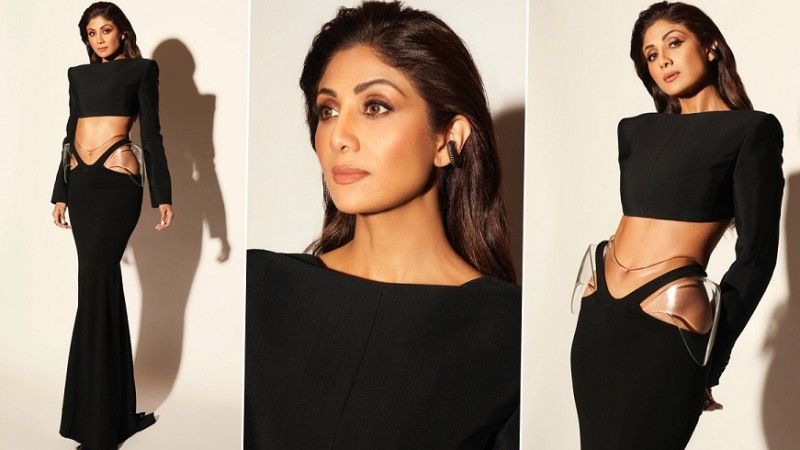 Shilpa Shetty Slays in Mugler Masterpiece! Black Gown Takes the Internet by Storm