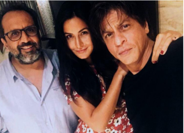 Katrina Kaif clicked with Shahrukh Khan on the sets of 'Zero'