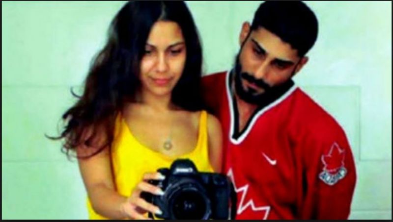 Actor Prateik Babbar directed by his filmmaker wife Sanya Sagar for a music video
