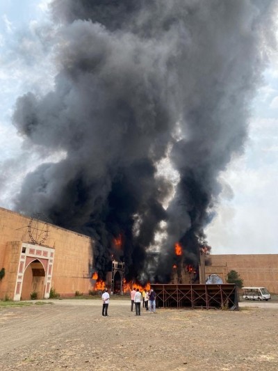 Jodhaa Akbar set at ND Studios catches fire in Karjat