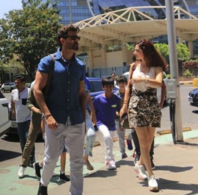 Hrithik Roshan and Sussanne Khan spend Sunday with their kids