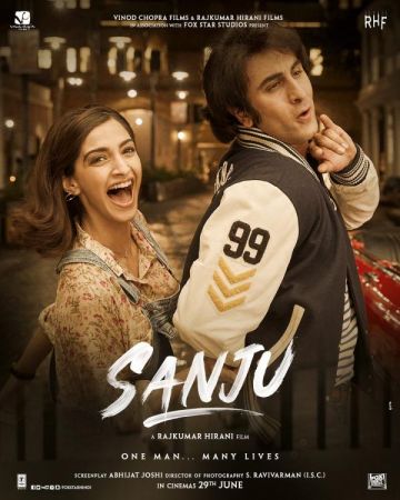 Sanju Poster: Sonam Kapoor as Sanjay Dutt's girlfriend Tina