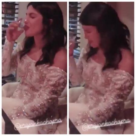 WATCH: Nick Jonas's bride to be Priyanka Chopra downs a tequila shot in  her bachelorette