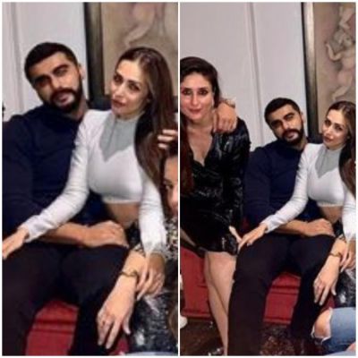 See pics : Arjun Kapoor and Malaika Arora get cosy when they party  with Kareena Kapoor Khan and other friends