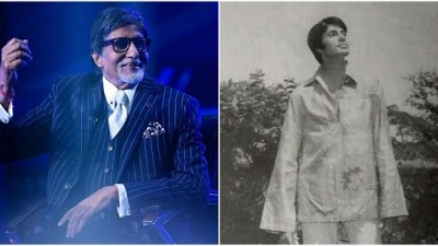 Amitabh Bachchan laughs at his fashion choices