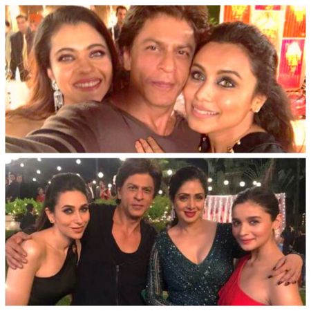 KKHH Reunion~ SRK posted picture with Kajol and Rani Mukerji