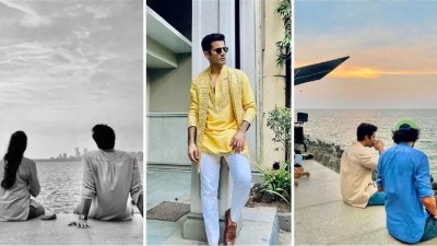 Karan Tacker Fulfills His Dream of Shooting at Mumbai's Iconic Marine Drive