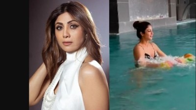 Shilpa Shetty Inspires Fans with Pool Workout, Emphasizing Fitness at Any Age