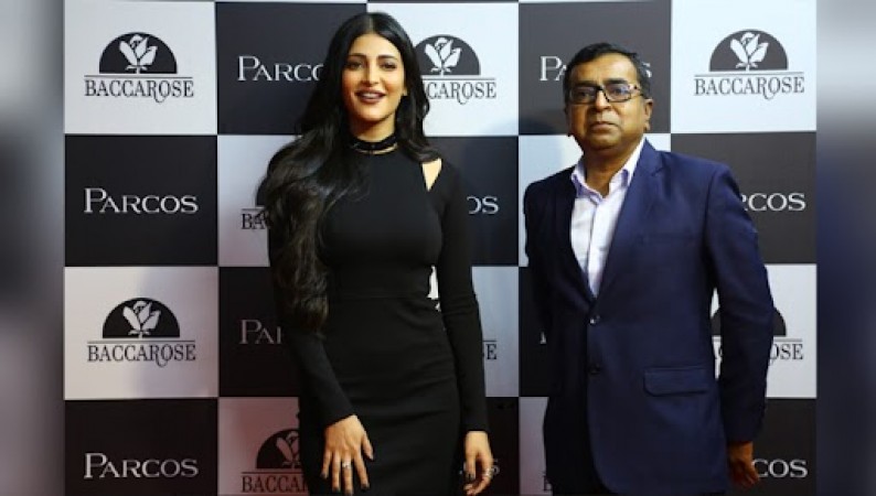 Shruti Haasan, Pan Indian film actress, musician, youth icon, launched parcos.com at a media event held in Bangalore