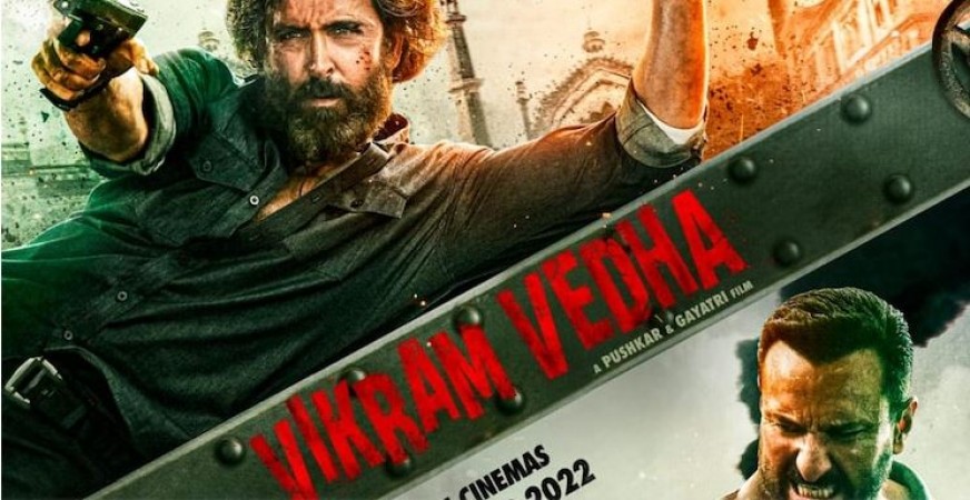 New Poster of Vikram Veda is out, Hrithik Roshan Promises a Surprise