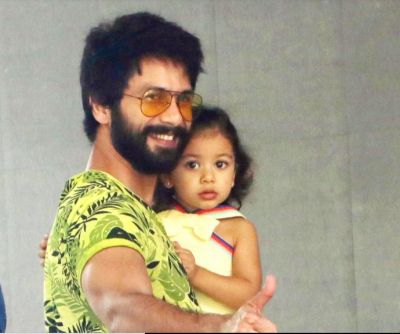 Shahid takes Mesha to meet her younger brother, see cute pictures of father-daughter