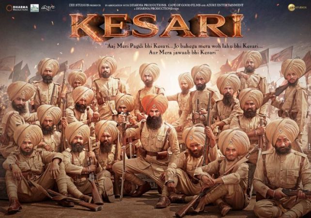 Akshay Kumar starrer 'Kesari' first poster out! Have a look here