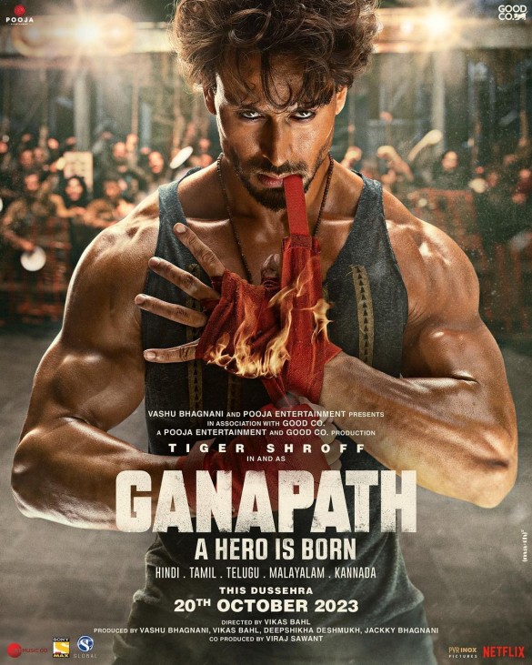 Pooja Entertainment's 'Ganapath: A Hero is Born' Teaser captivates the audience with its visual grandeur