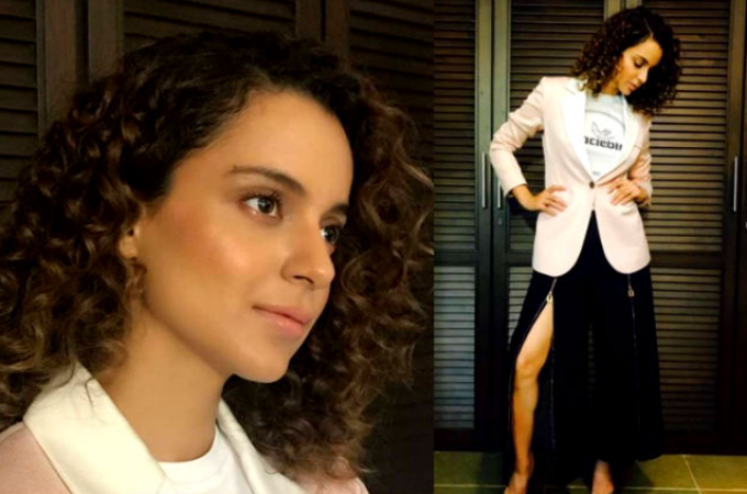Actress Kangana Ranaut wear the sexiest pants ever she tried!