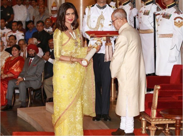 My father would have been very proud said Padma winning Priyanka