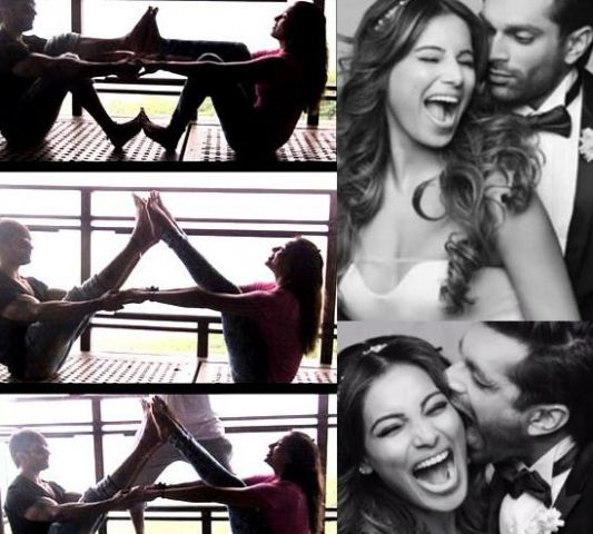 Special yoga class for Bipasha and Karan for their wedding