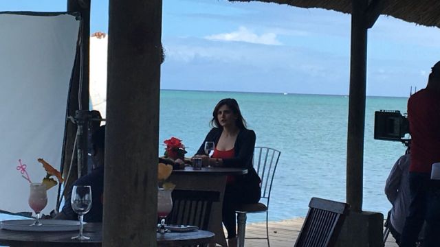 Zareen Khan on the beaches of Mauritius but with whom?