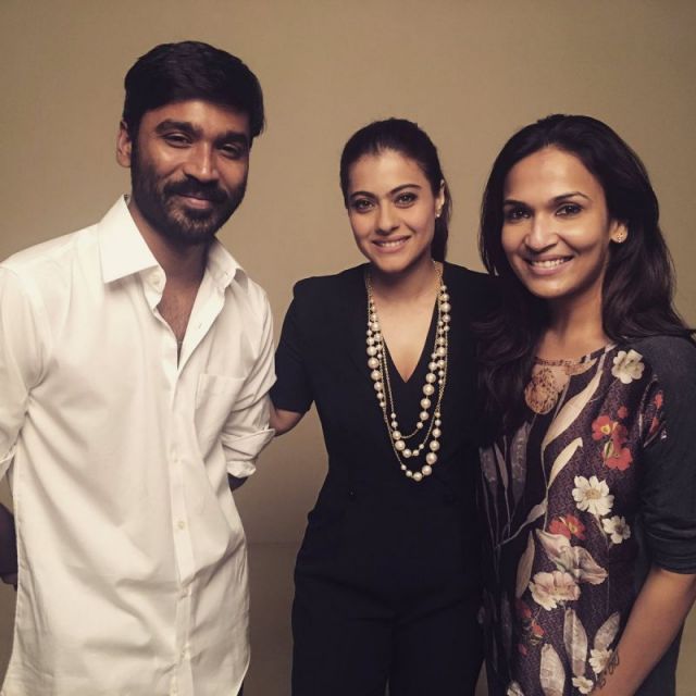 Kajol is excited to work with Dhanush in 'Velaiilla Pattadhari'
