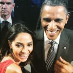 मल्लिका ने राष्ट्रपति बराक ओबामा के साथ ली सेल्फ़ी