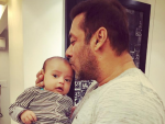 Thank you Arpita, for this adorable picture of Salman and little Ahil!