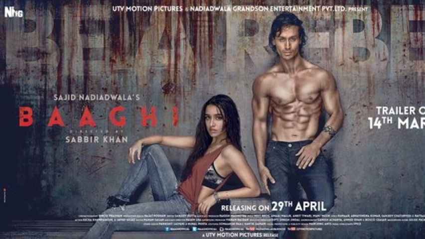 Baaghi’s first look unveiled Shraddha and Tiger returned to rebel