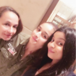 Alia had a wonderful night out with Mom and Sis