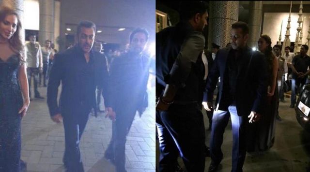 Salman and Lulia first Official presence in Preity Zinta wedding reception