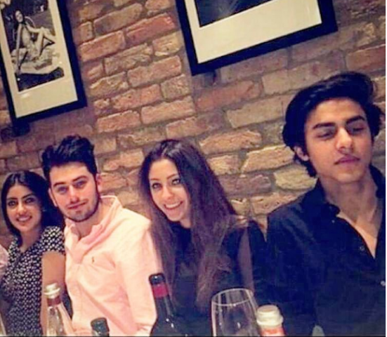 Spotted, Navya Naveli and Aryan Khan at dinner party