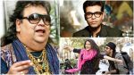 Bappi Lahiri cleared the rumours of being upset with KJo