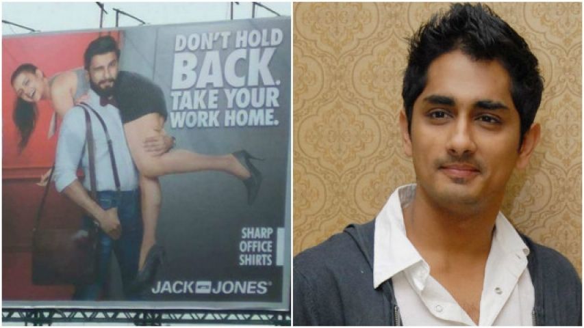 Ranveer Singh is slammed by Siddharth for his new ad