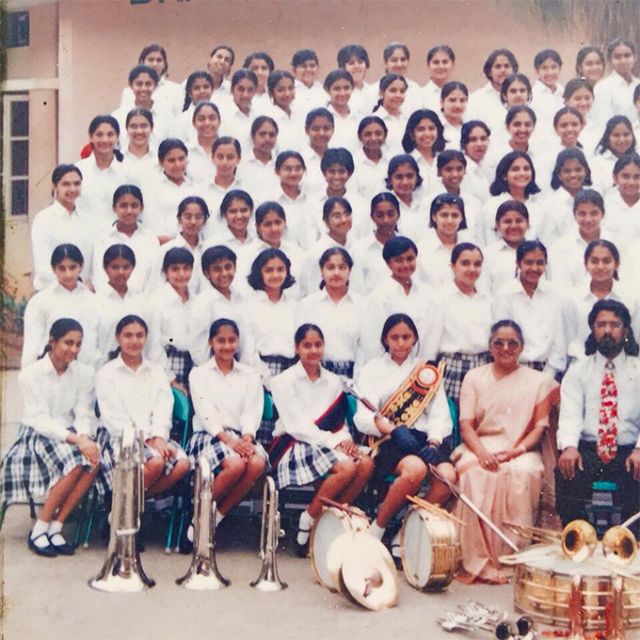 Find where is Deepika in this throwback picture